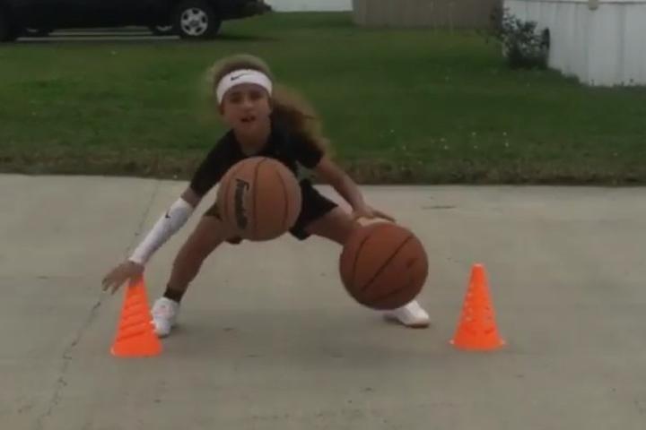 6 Year Old Girl Has Mad Dribbling Skills!  [VIDEO]