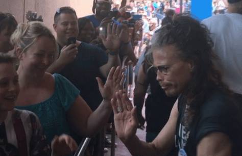 Steven Tyler Celebrates Birthday On His Roller Coaster! [VIDEO]